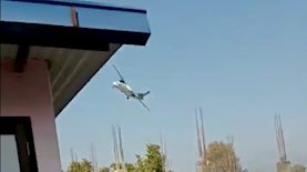 רגע לפני התרסקות המטוס בנפאל, צילום: צילום מסך מטוויטר